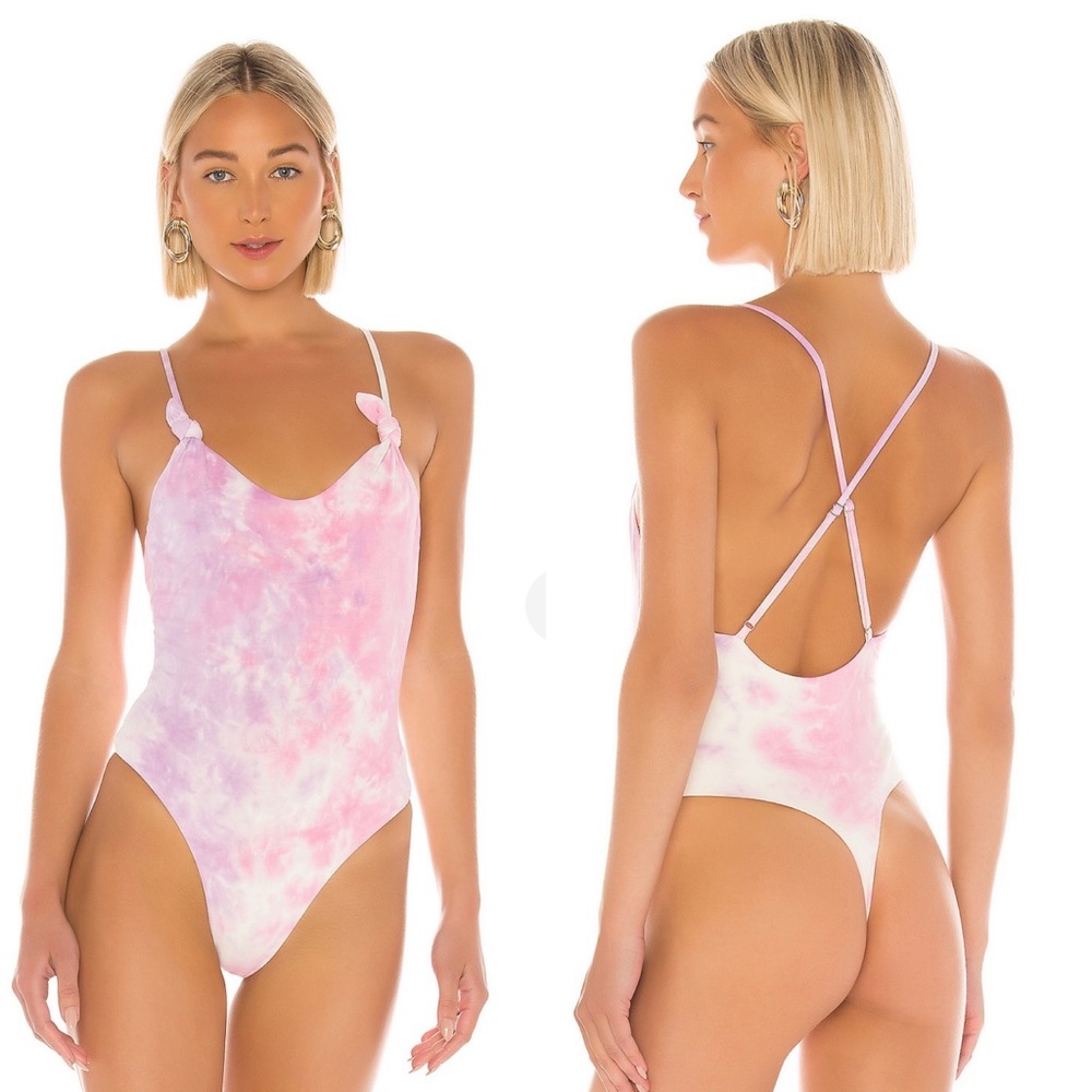 Lovers + Friends Felicia Tie Dye Bodysuit